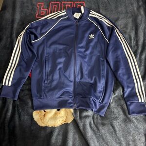 Adidas Mens XL Navy Blue Originals PrimeBlue Classics Superstar SST Track Jacket